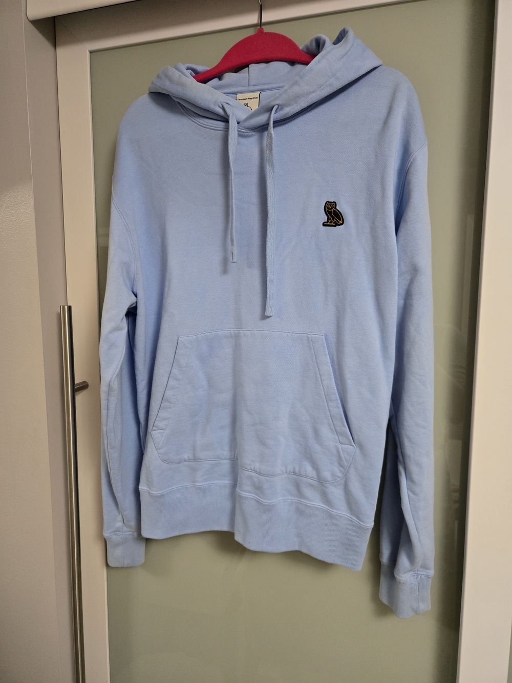 October's Very Own Classic 100% Cotton Light Blue Hoodie Sweatshirt - One Size